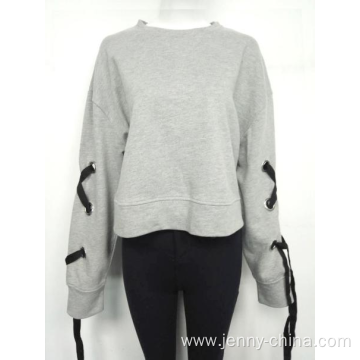 New Design100% cotton fashion casual Sweatshirt Women